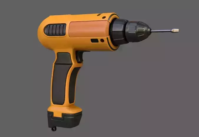 SubD - Stylized Drill 3D model