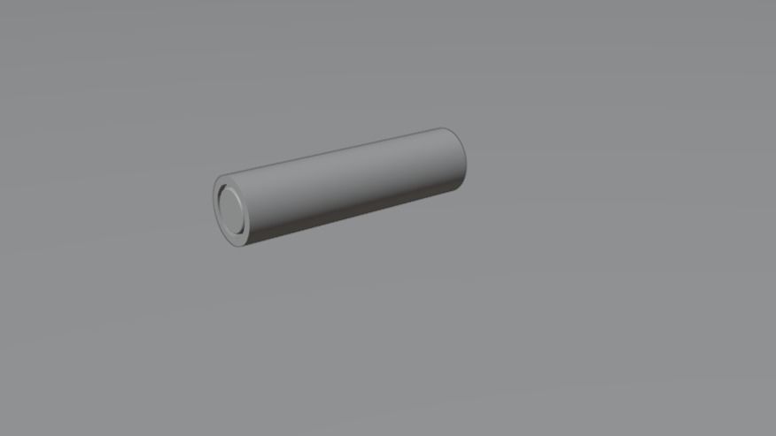 Battery cylinder Free 3D model_4