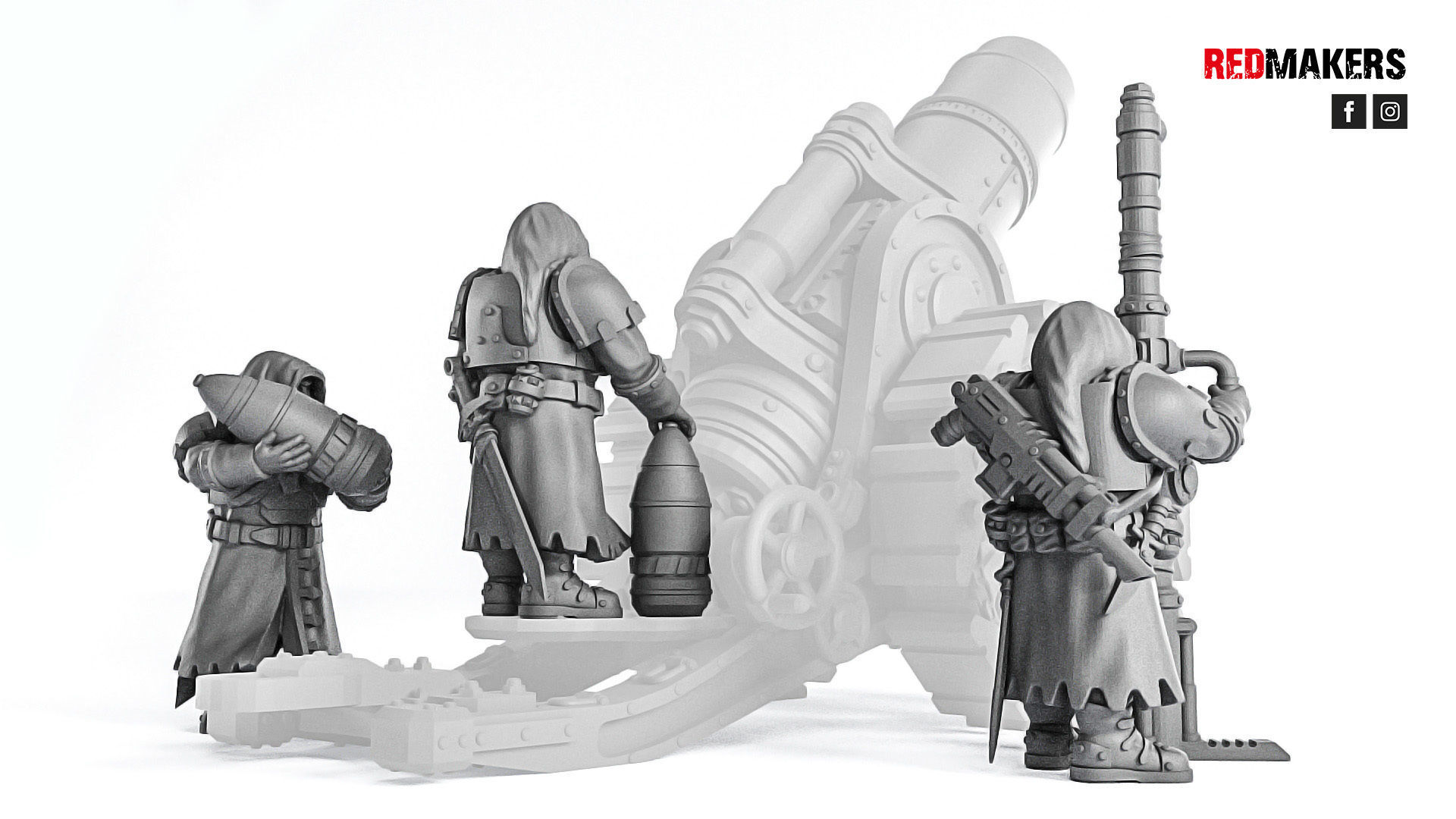Janissaries - Artillery crew of the Imperial Force 3D print model_3