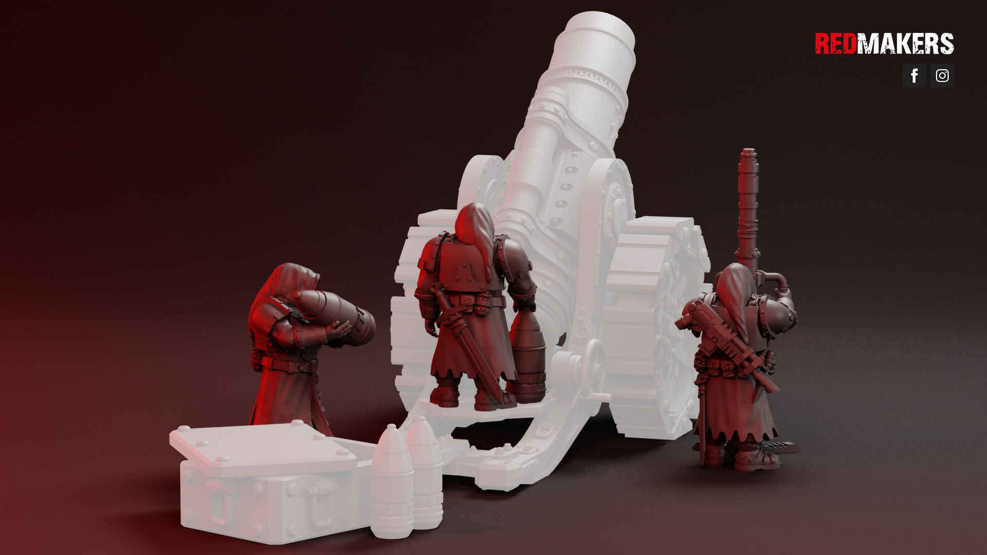Janissaries - Artillery crew of the Imperial Force 3D print model_43