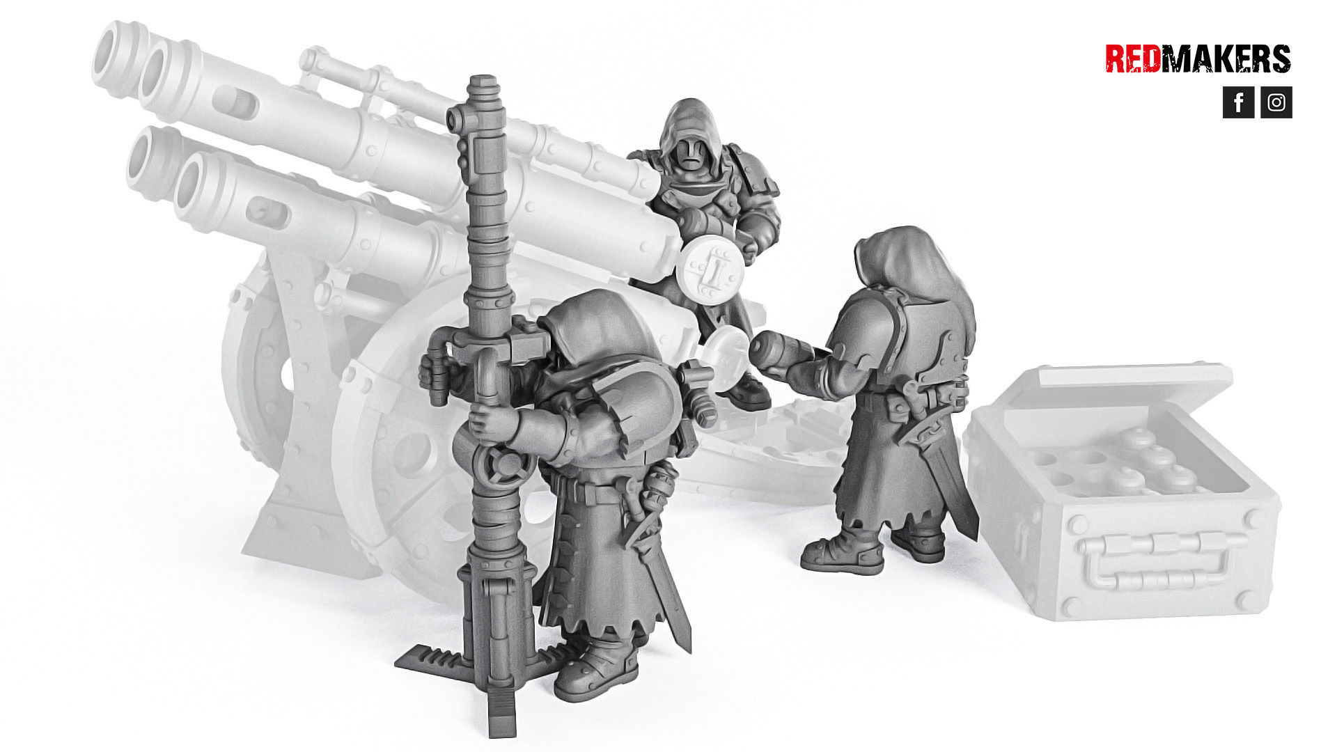 Janissaries - Artillery crew of the Imperial Force 3D print model_4