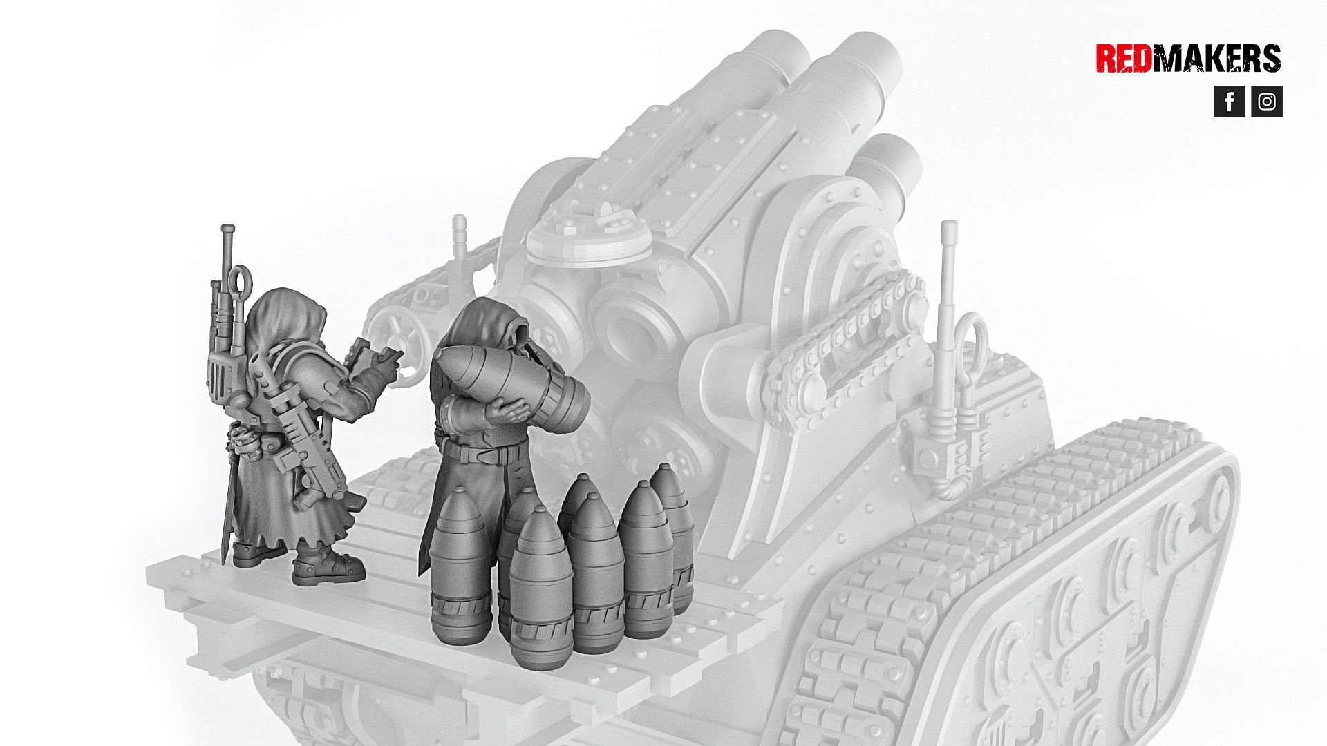 Janissaries - Artillery crew of the Imperial Force 3D print model_6