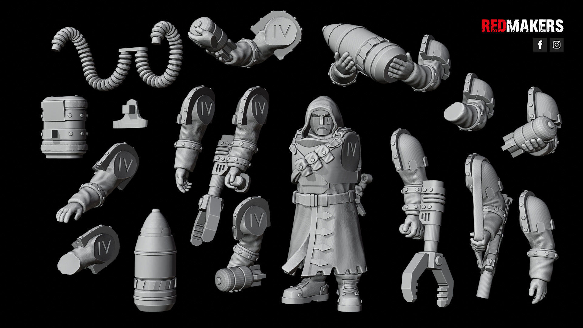 Janissaries - Artillery crew of the Imperial Force 3D print model_38