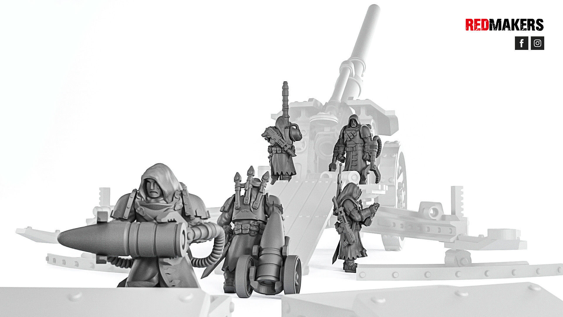 Janissaries - Artillery crew of the Imperial Force 3D print model_2
