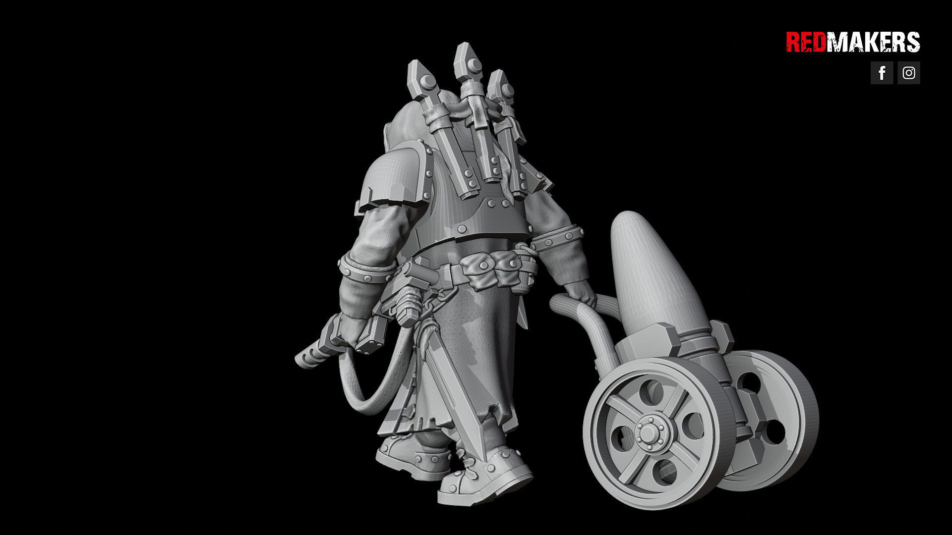 Janissaries - Artillery crew of the Imperial Force 3D print model_33