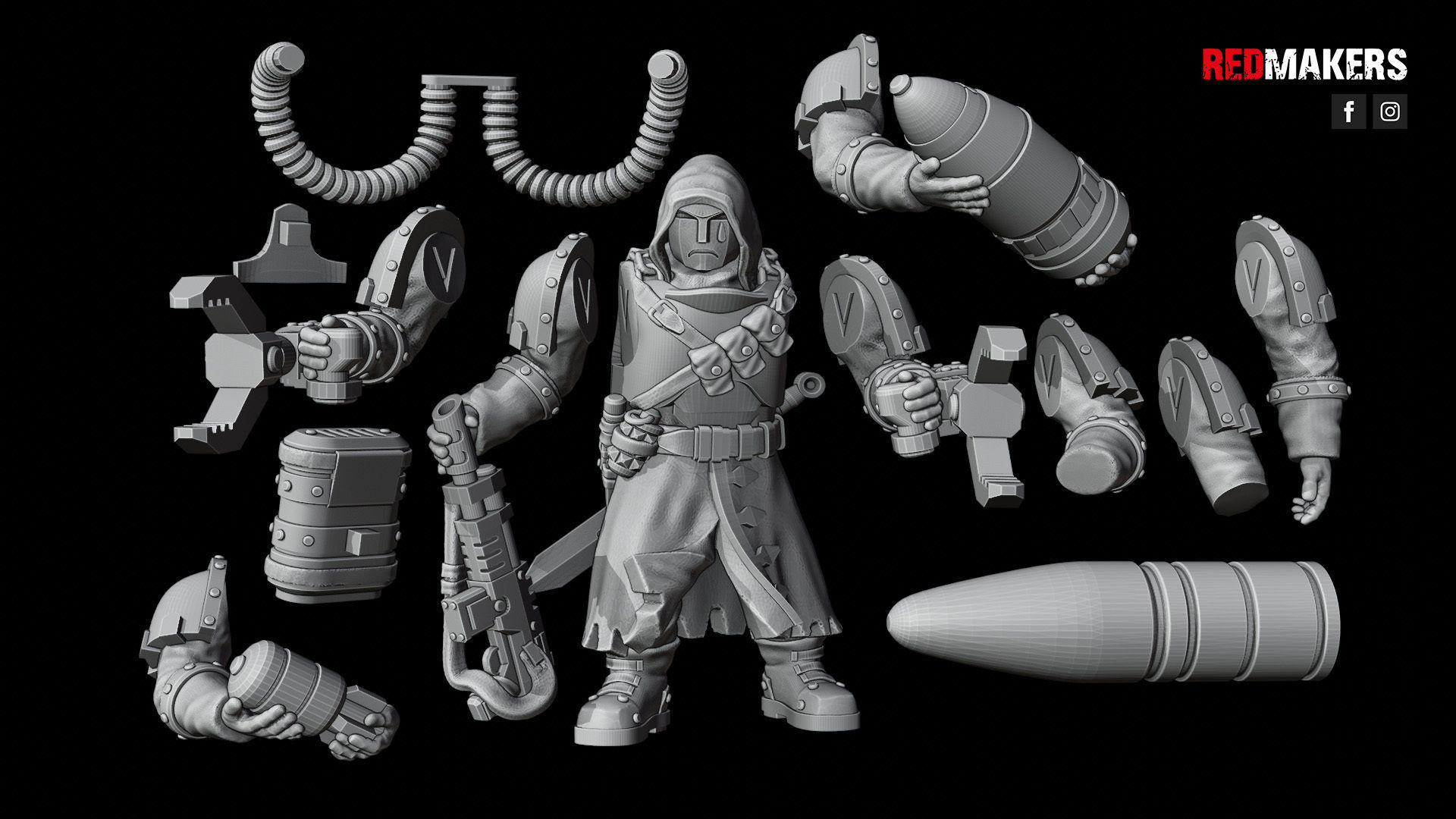 Janissaries - Artillery crew of the Imperial Force 3D print model_42