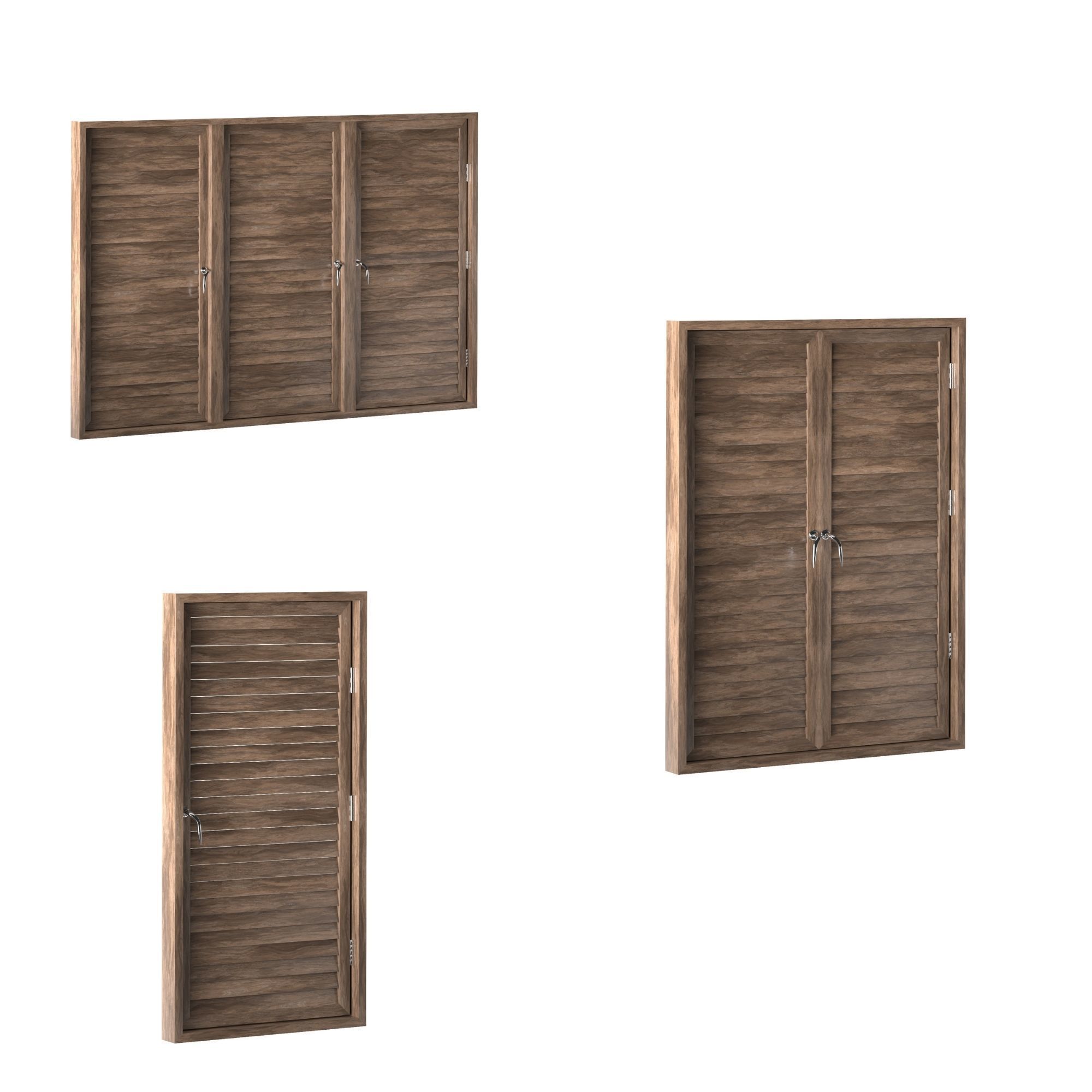 Modern Door Window Collection 3D model_49