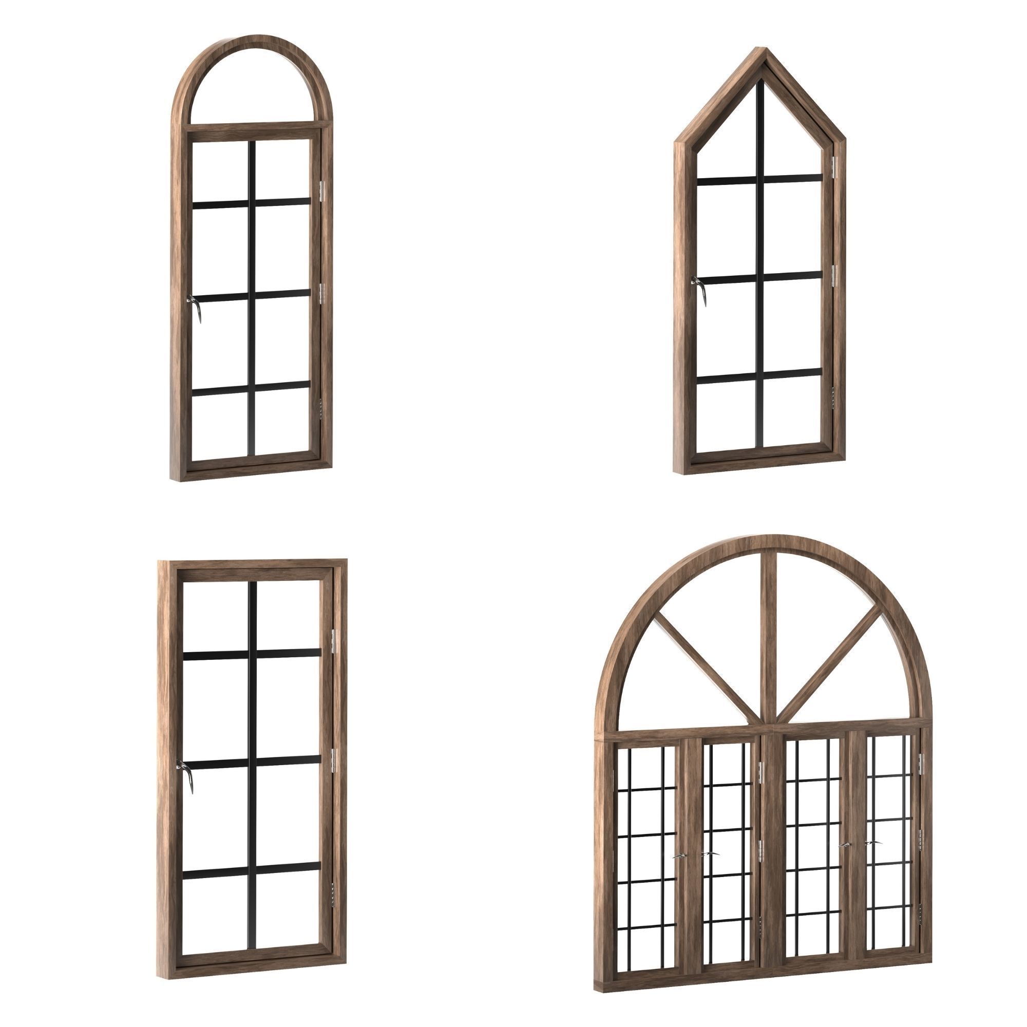 Modern Door Window Collection 3D model_54