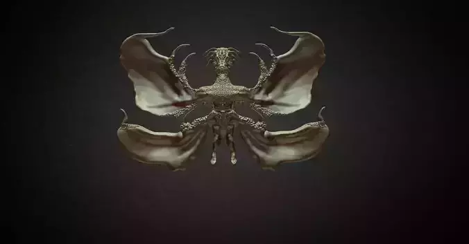 Winged Monster Figure