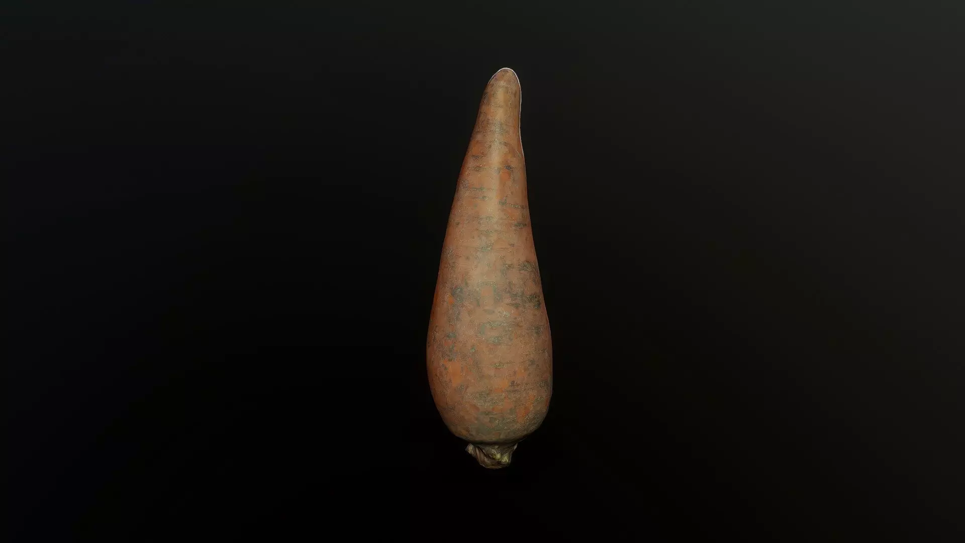 3D Scan Carrot Low-poly 3D model_0