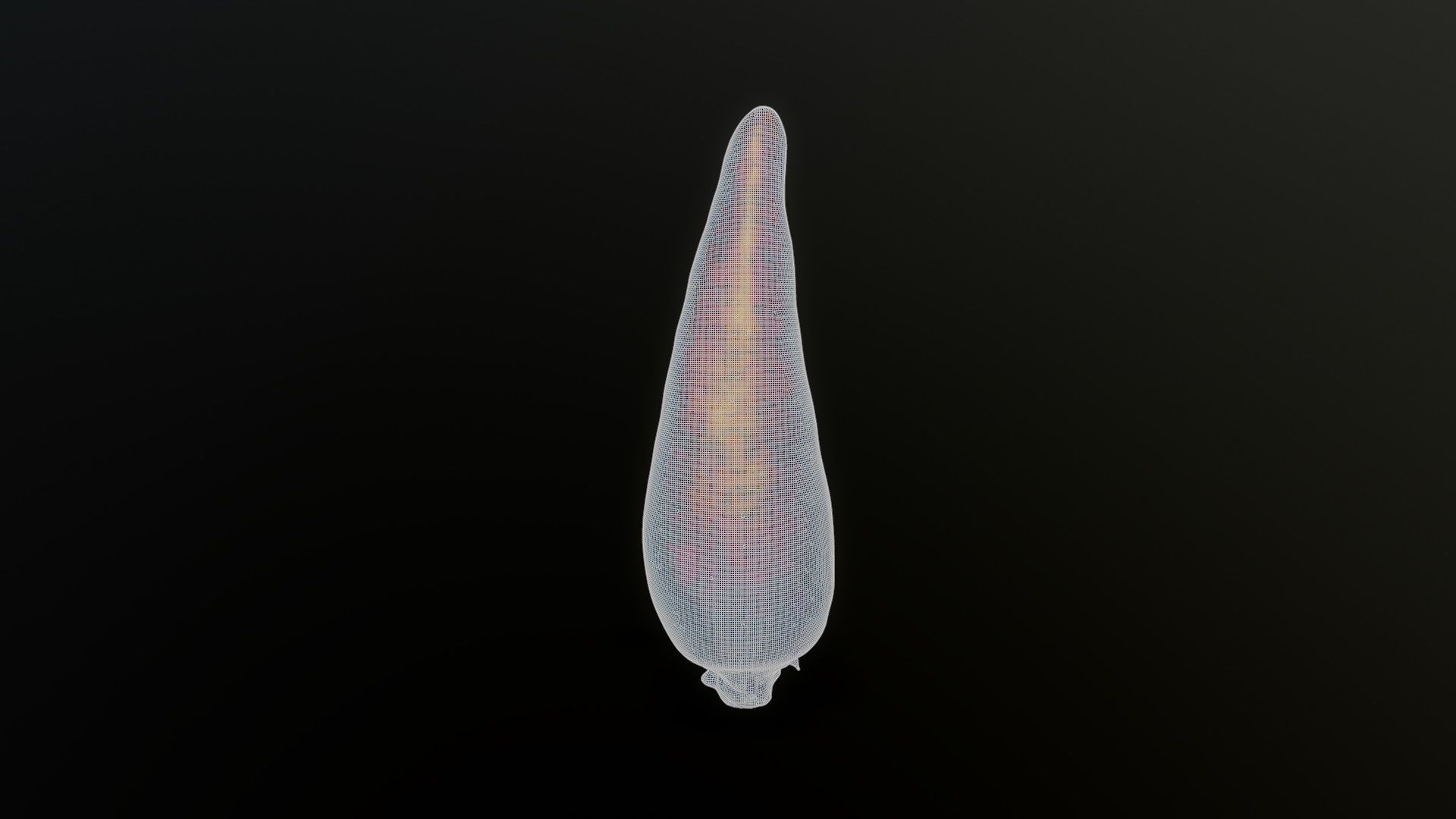 3D Scan Carrot Low-poly 3D model_3