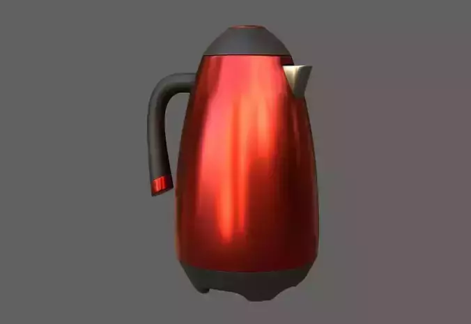 SubD - Stylized Kettle 3D model SubD - Stylized Kettle 3D model