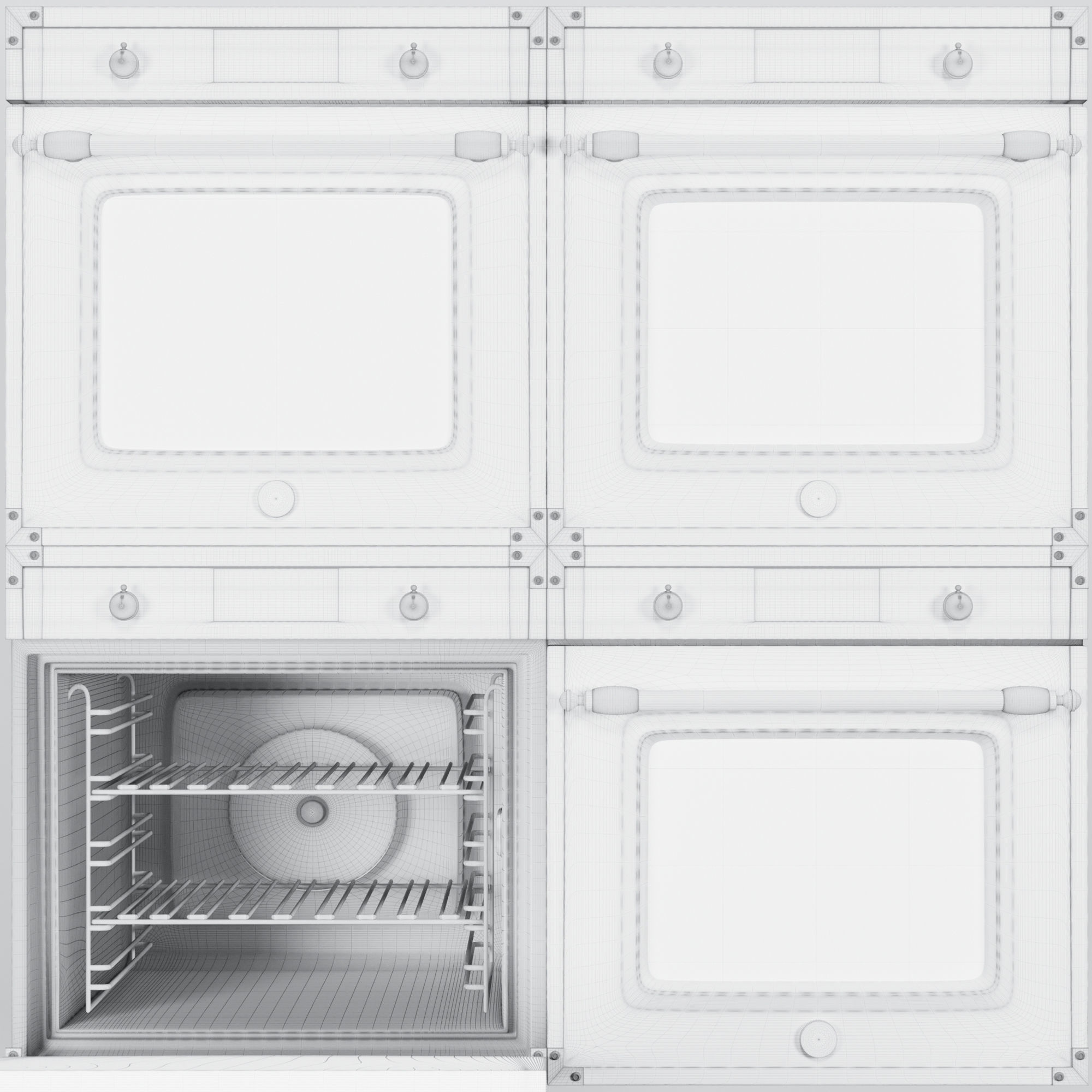 Bertazzoni Heritage Series - Built- in Oven 3D model_6