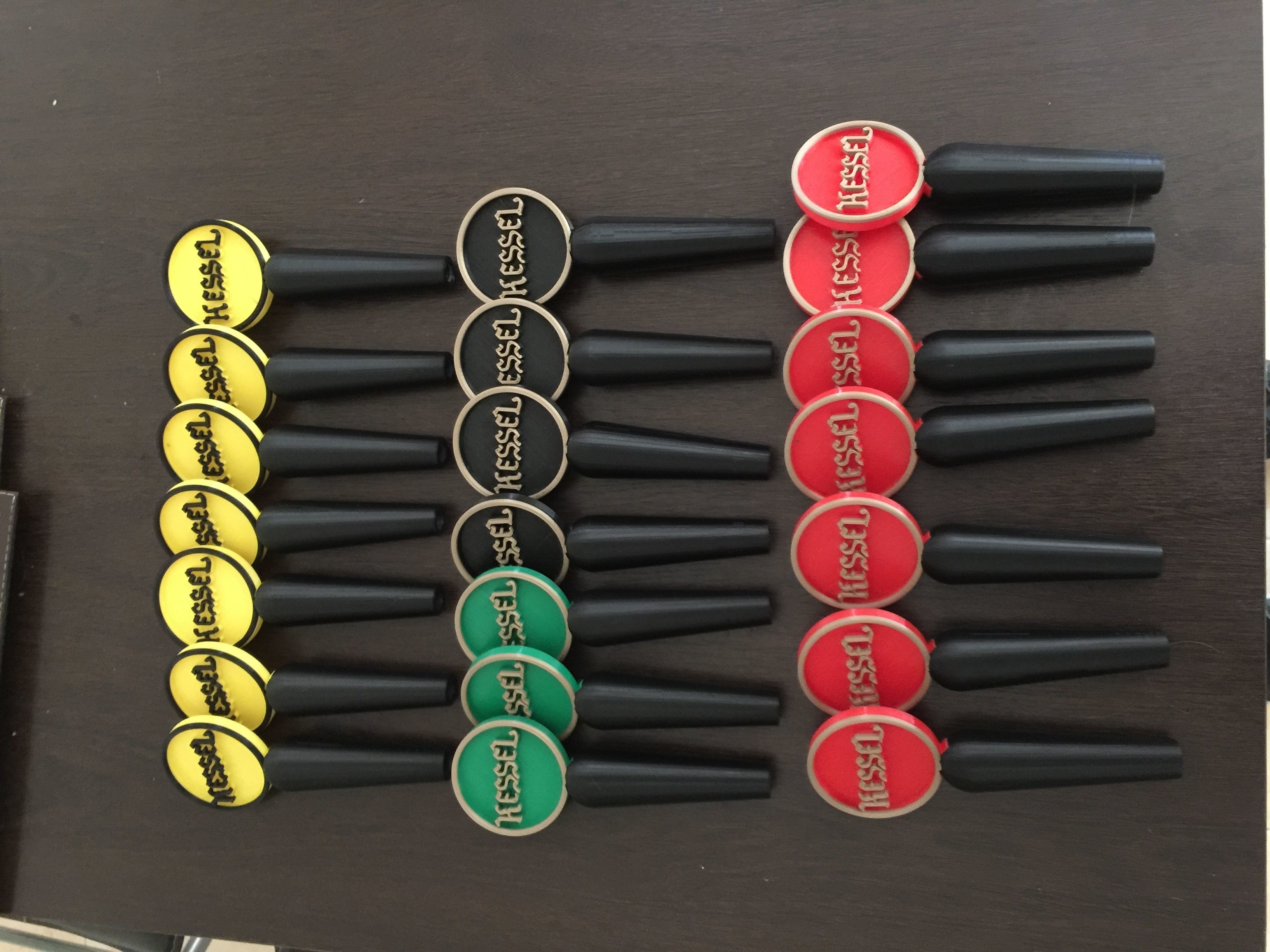 BEER TAP HANDLE BASE ENCASTRABLE with GRAPHIC CUSTOMIZABLE 3D model