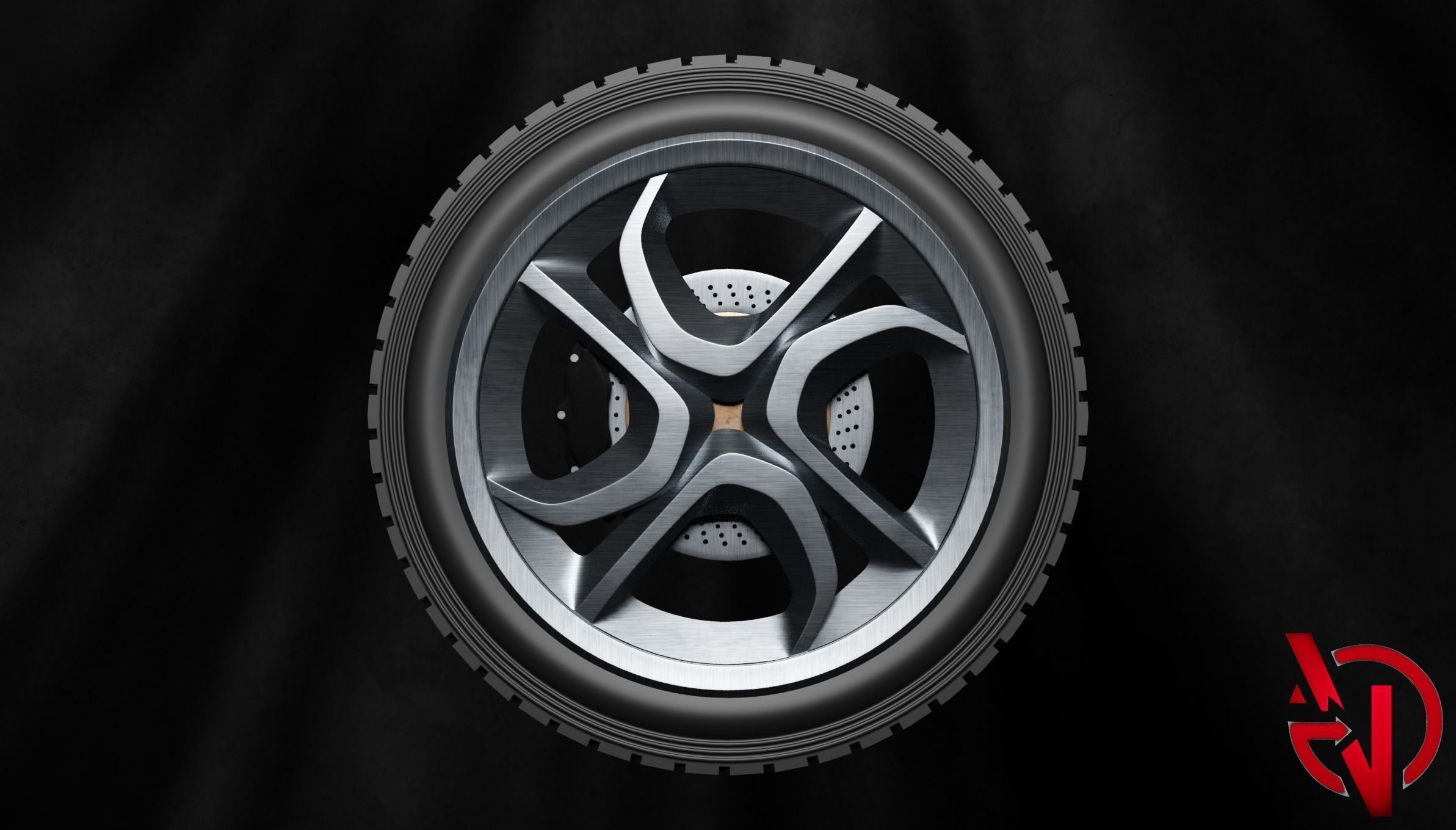 Sport Wheels 3D model_2