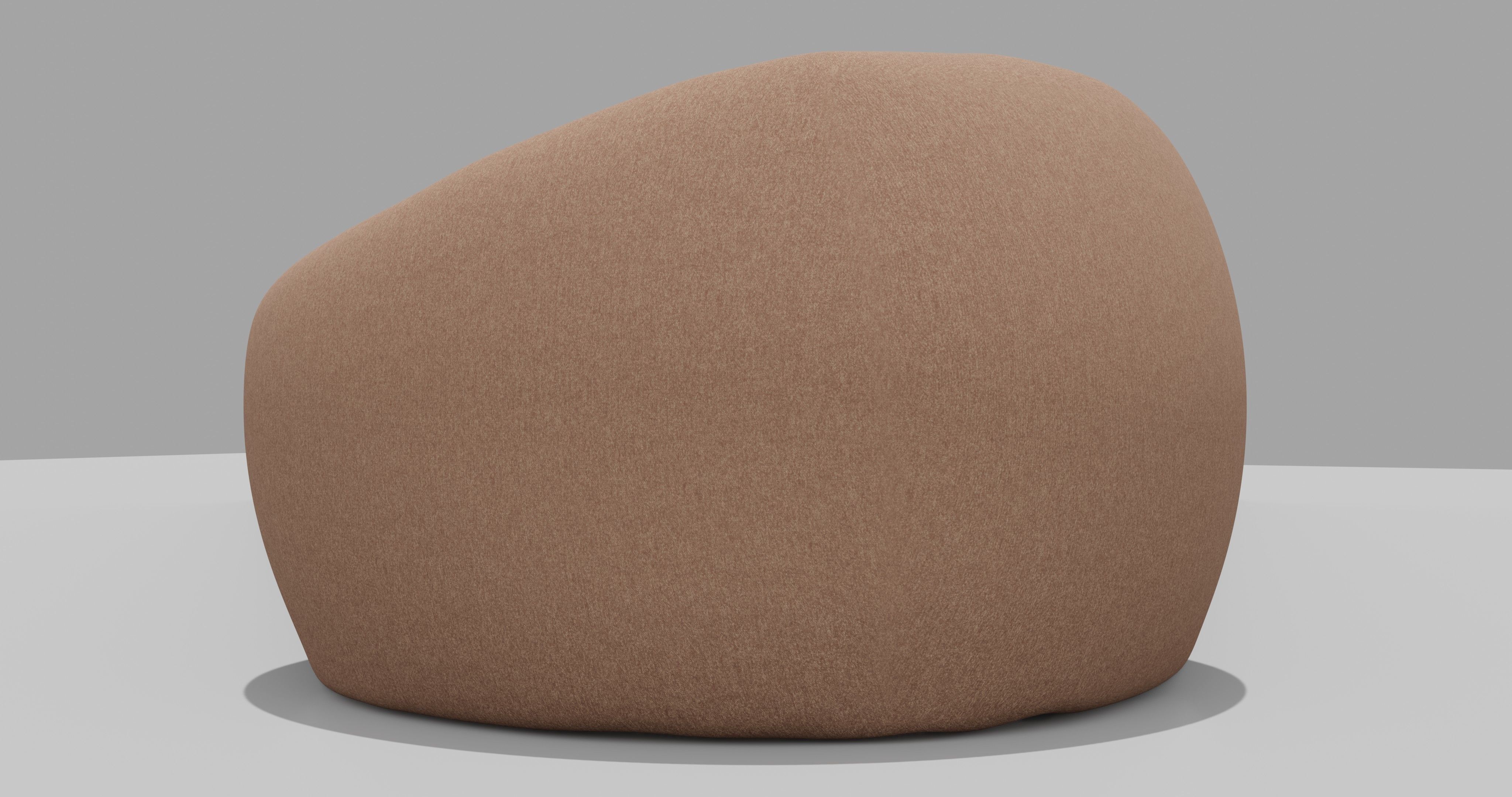 Beanbag bean bag chair 3D model_5