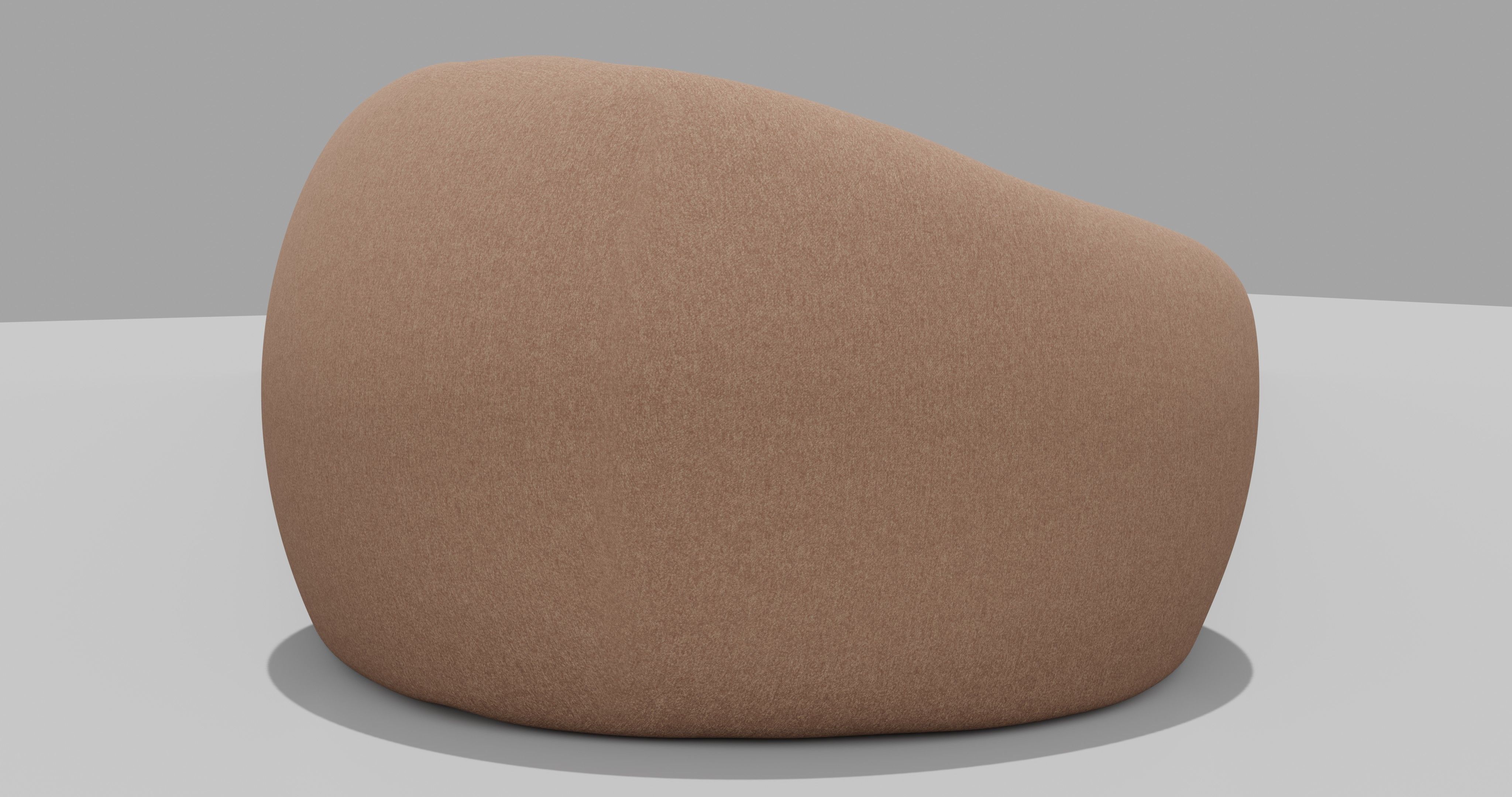 Beanbag bean bag chair 3D model_6