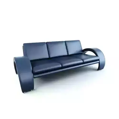 Contemporary Sofa Bed  Blue