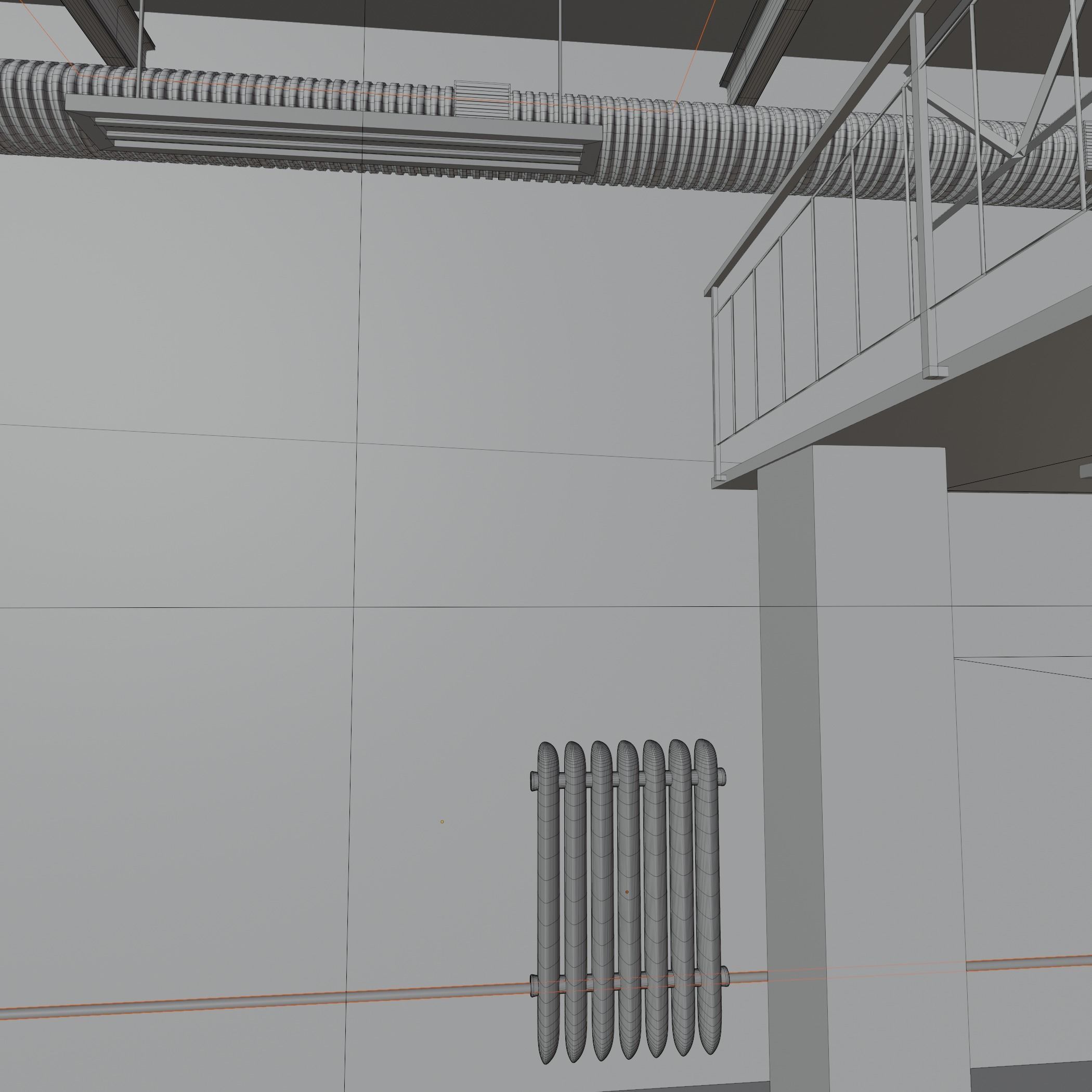 Warehouse loft 3D model_6