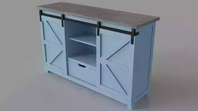 Bar Harbor Blue Credenza