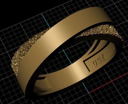 Engagement Ring 3D print model_14