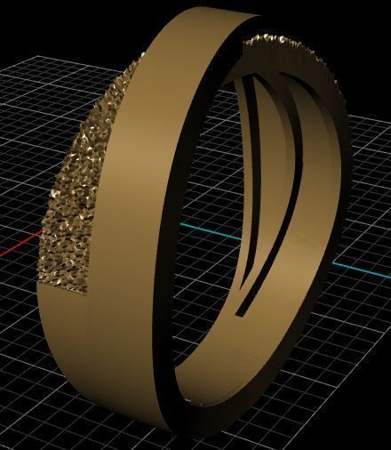 Engagement Ring 3D print model_4