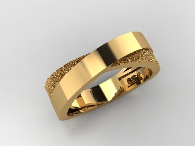 Engagement Ring 3D print model_2