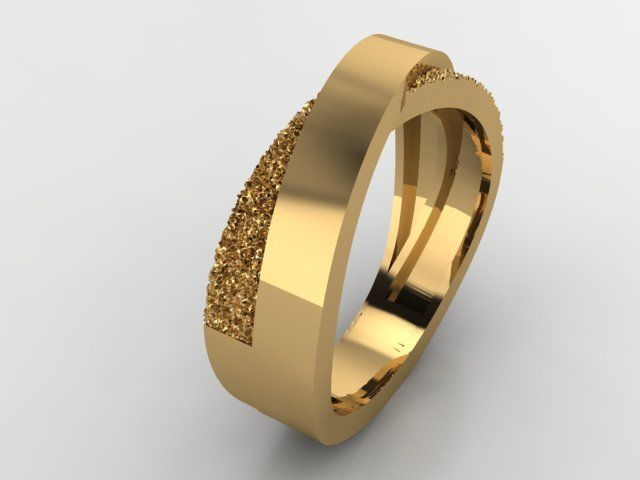 Engagement Ring 3D print model_15