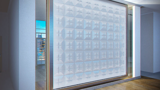 Wall panel Free 3D model