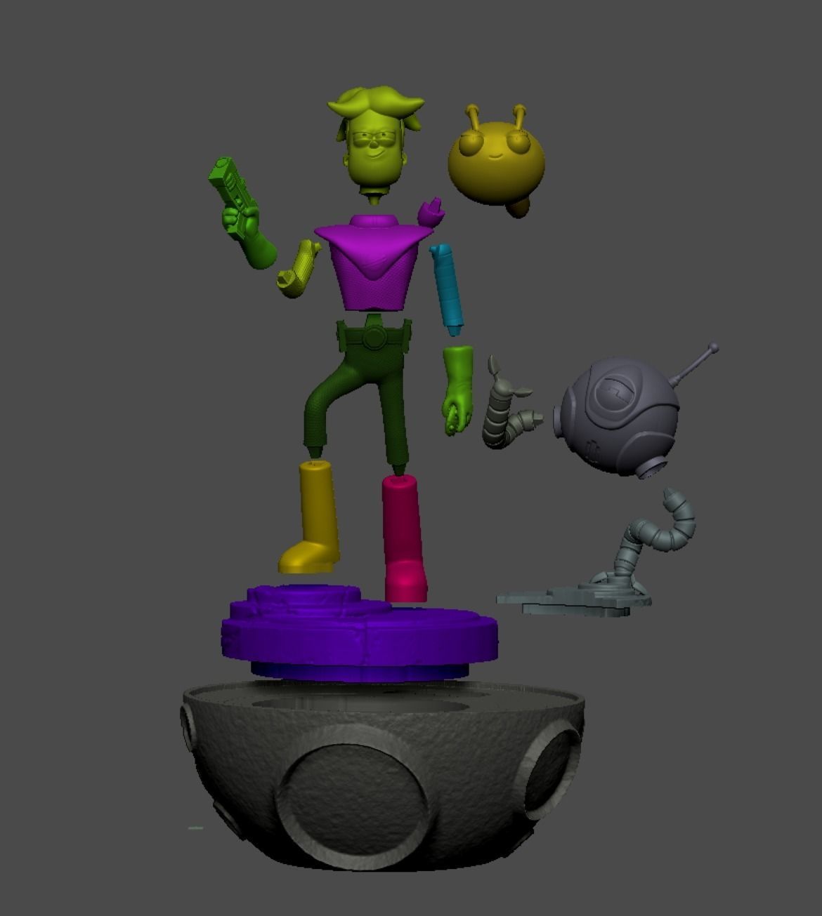 Final Space - Gary and  3D print model_2