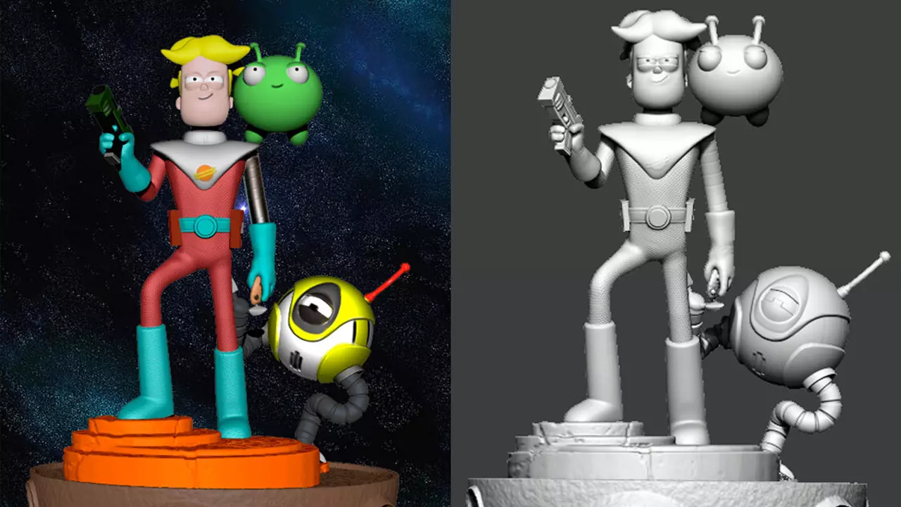 Final Space - Gary and  3D print model_0