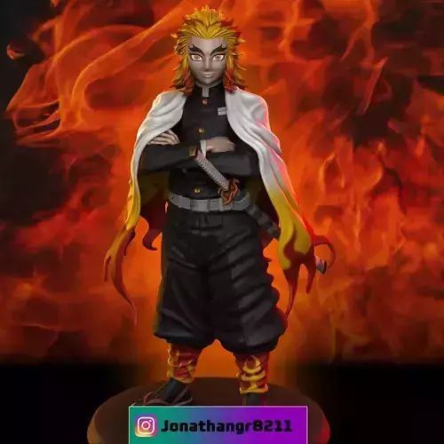 Rengoku - Demon Slayer - V2 3D print model