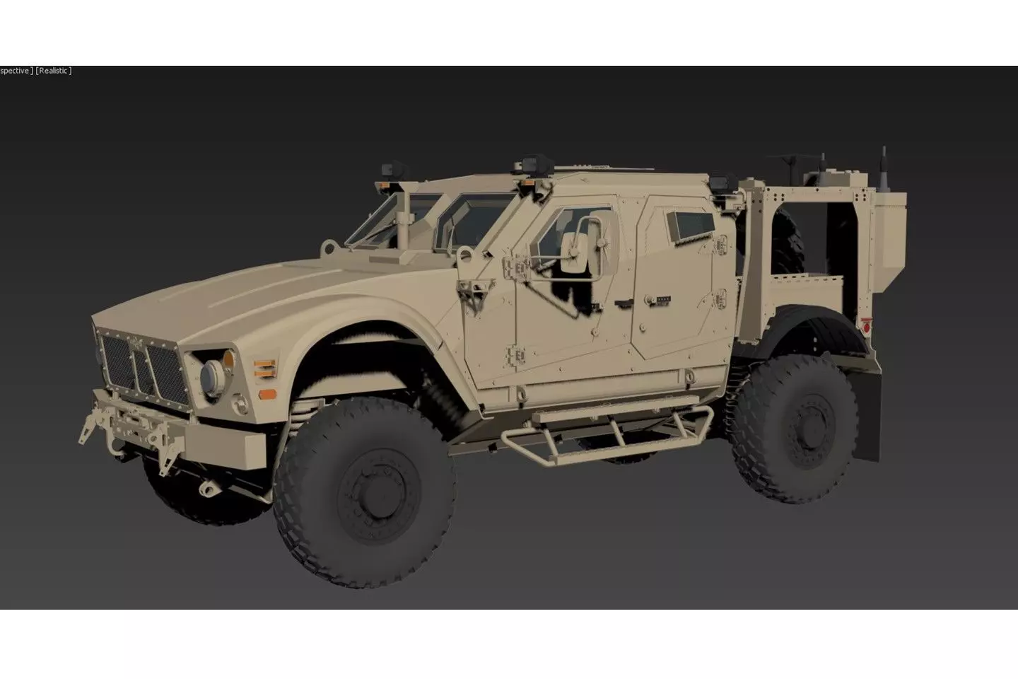 armoured car Free 3D model