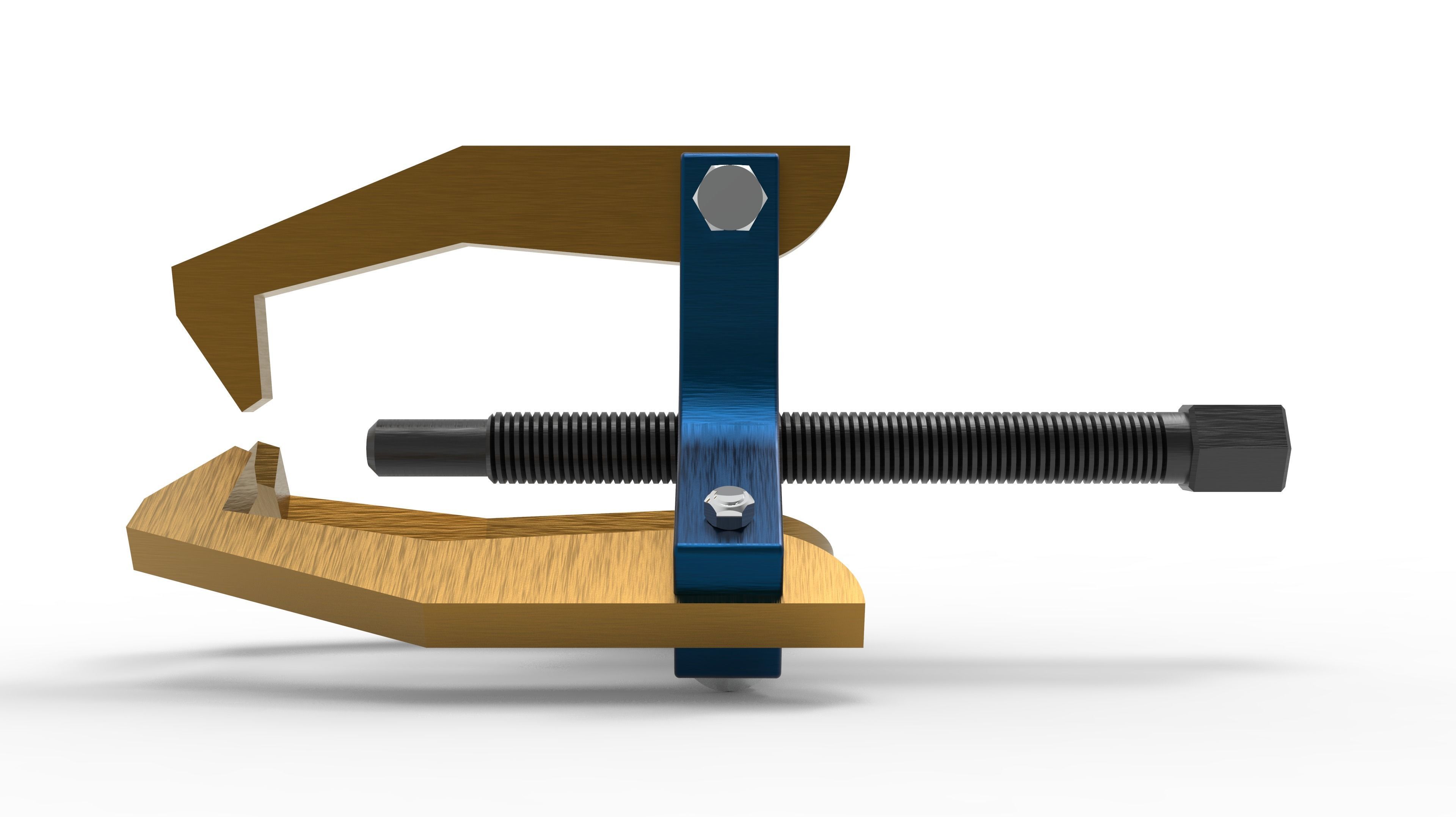 Bearing remover Low-poly 3D model_3