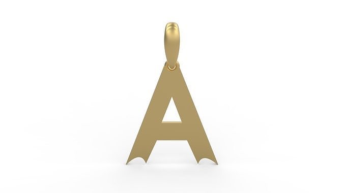 Initial Letters Pendant Week A 3D print model