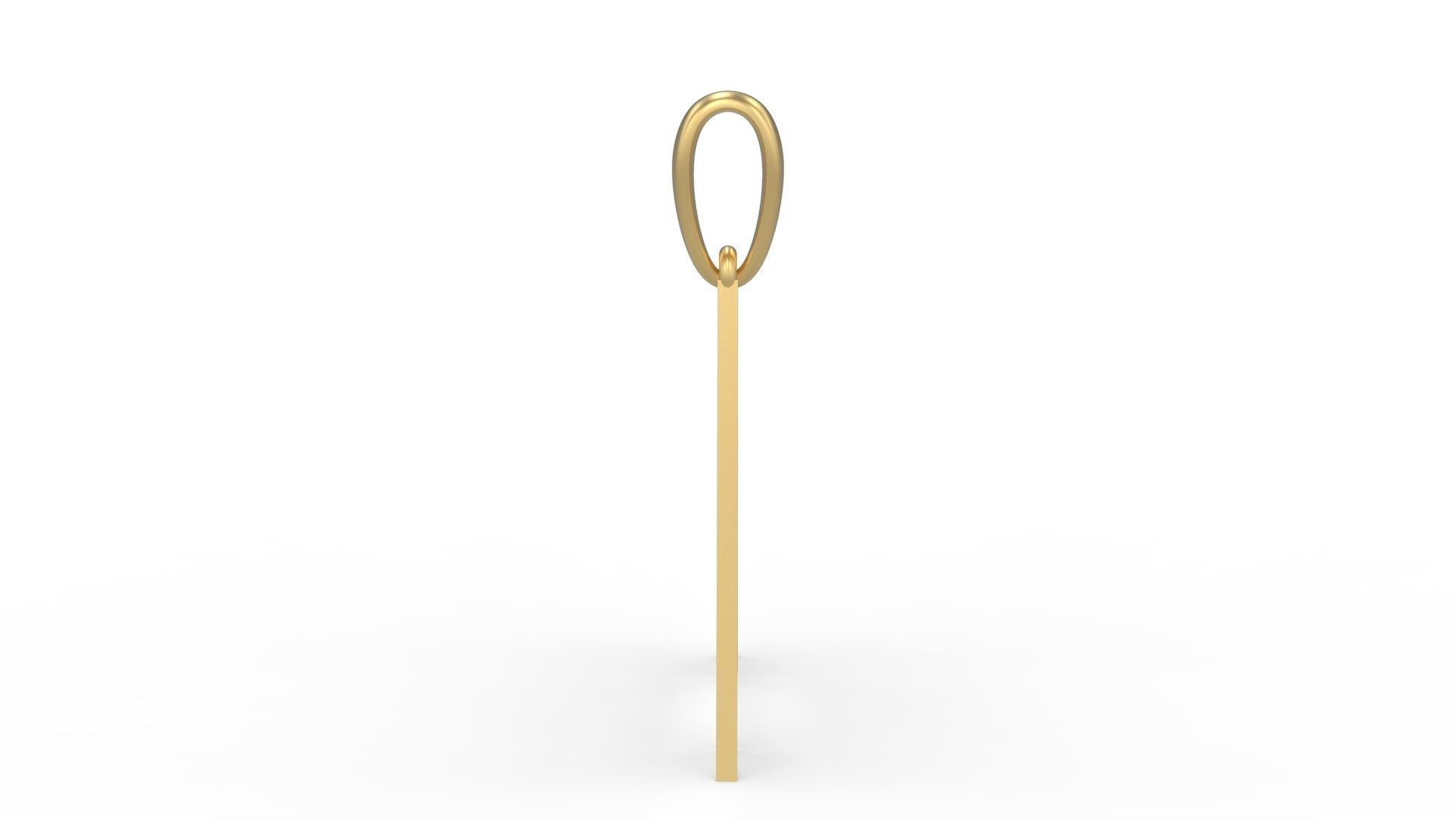 Initial Letters Pendant Week A 3D print model_2