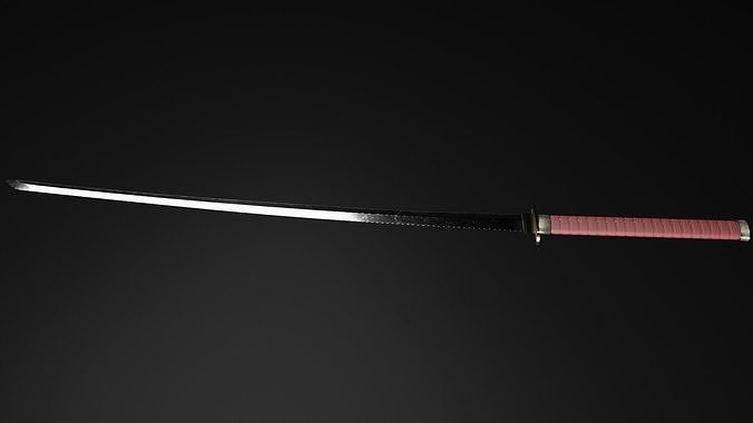 Weapon Katana Sword Blade Low-poly Low-poly 3D model