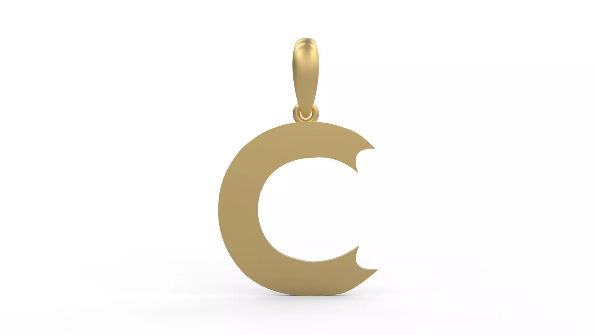 Initial Letters Pendant Week C 3D print model_0