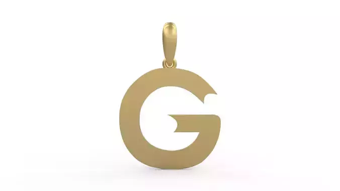 Initial Letters Pendant Week G