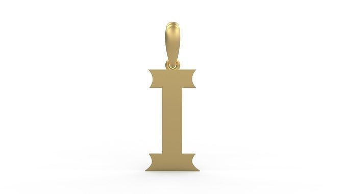 Initial Letters Pendant Week I 3D print model