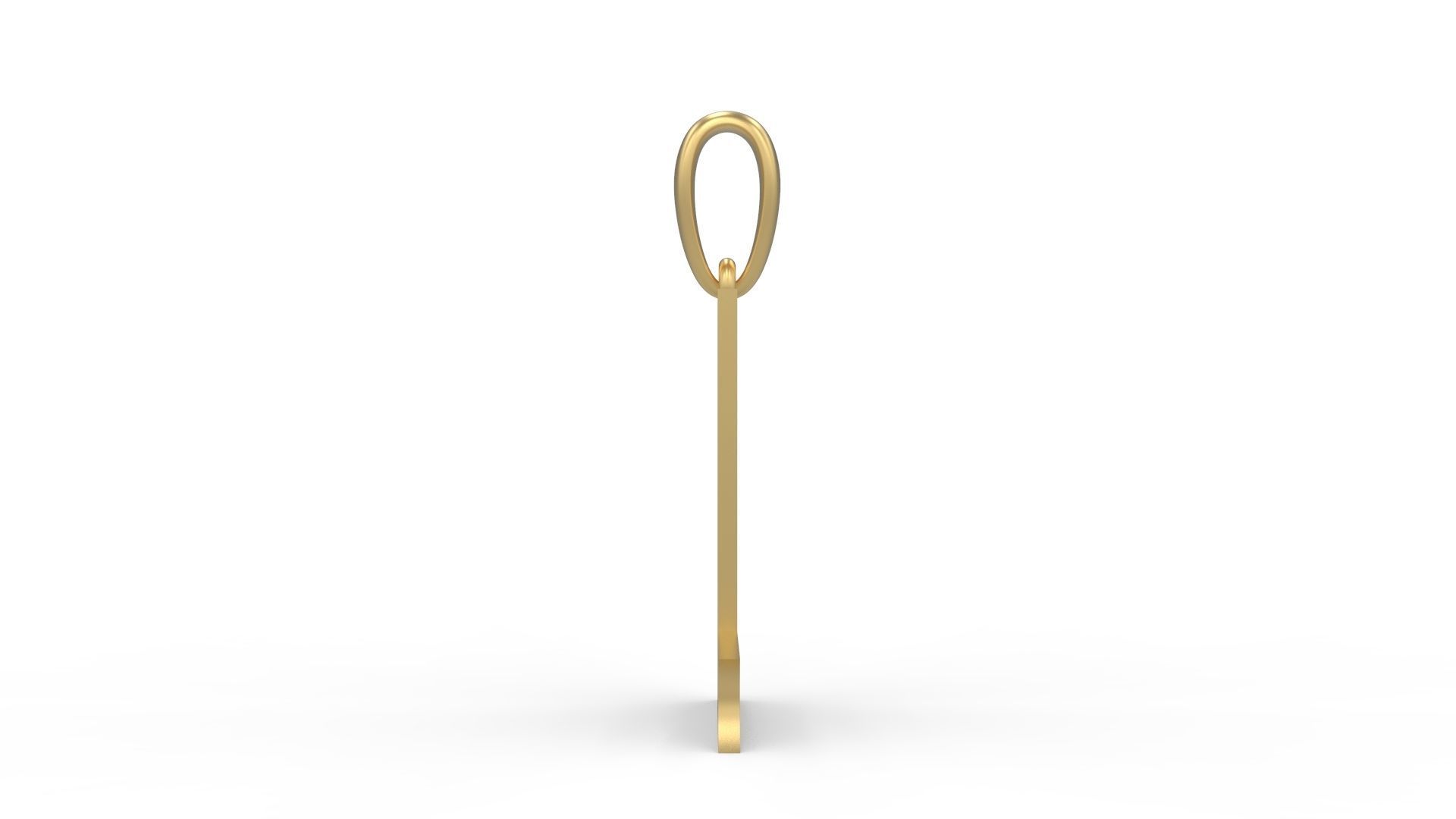 Initial Letters Pendant Week L 3D print model_2