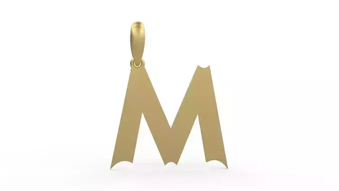 Initial Letters Pendant Week M