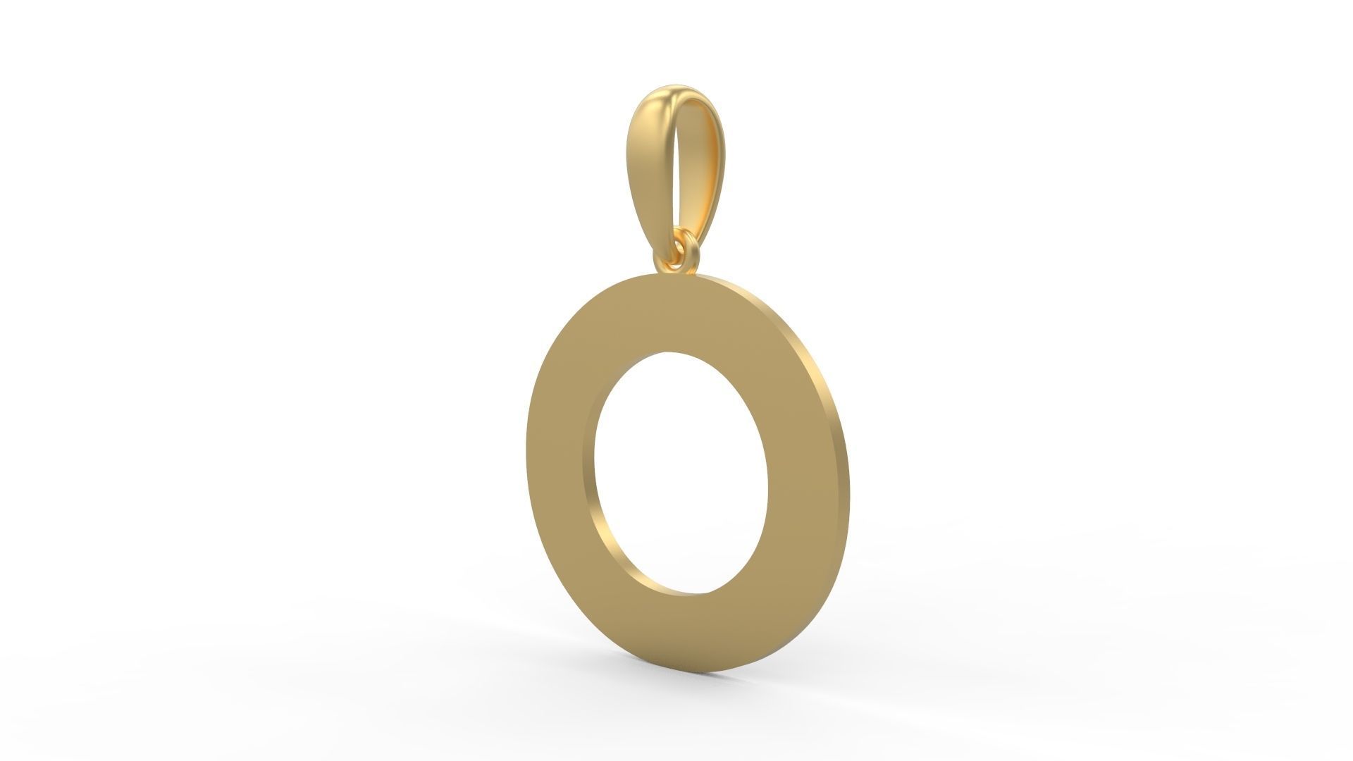 Initial Letters Pendant Week O 3D print model_1