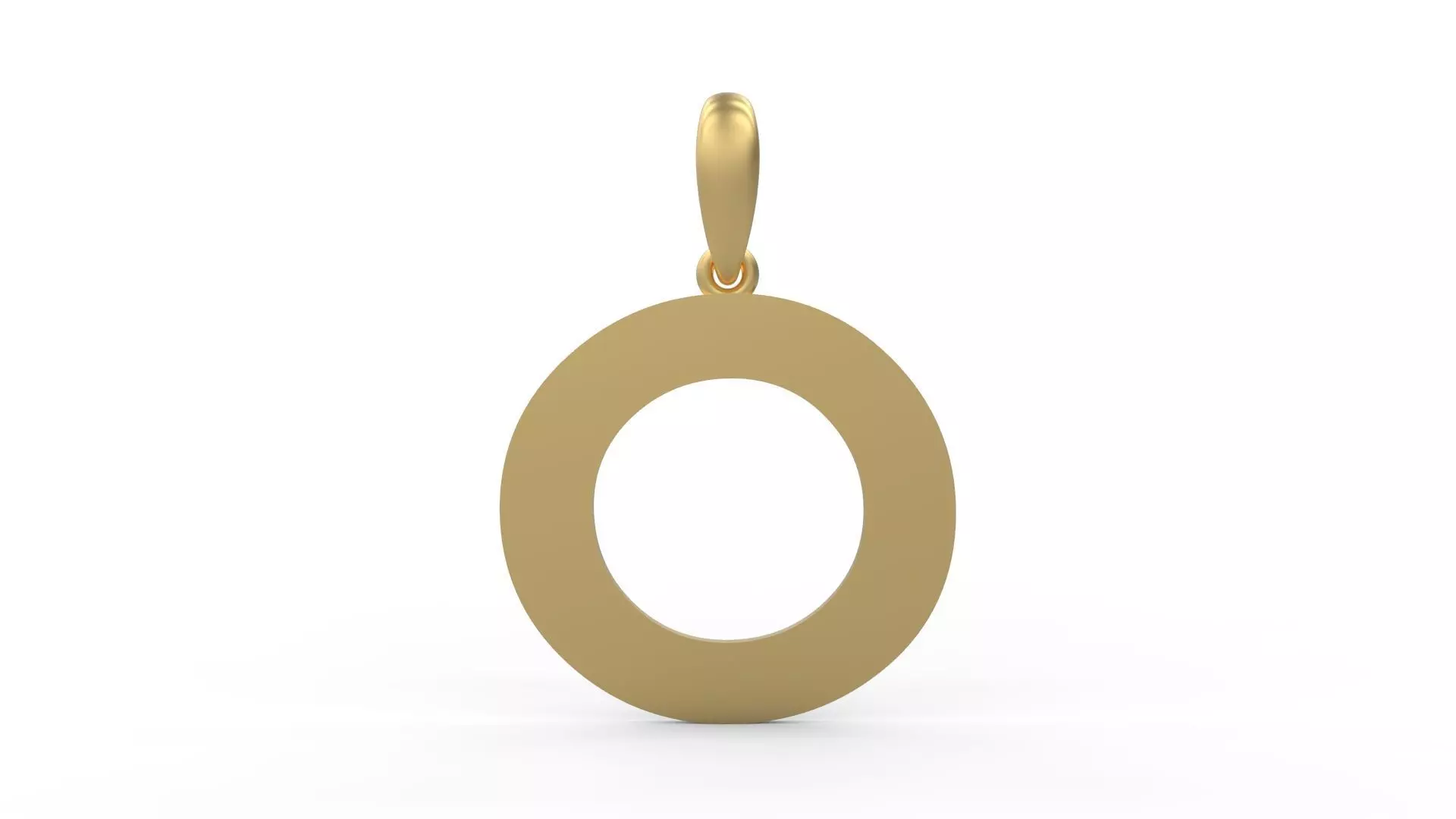 Initial Letters Pendant Week O 3D print model_0