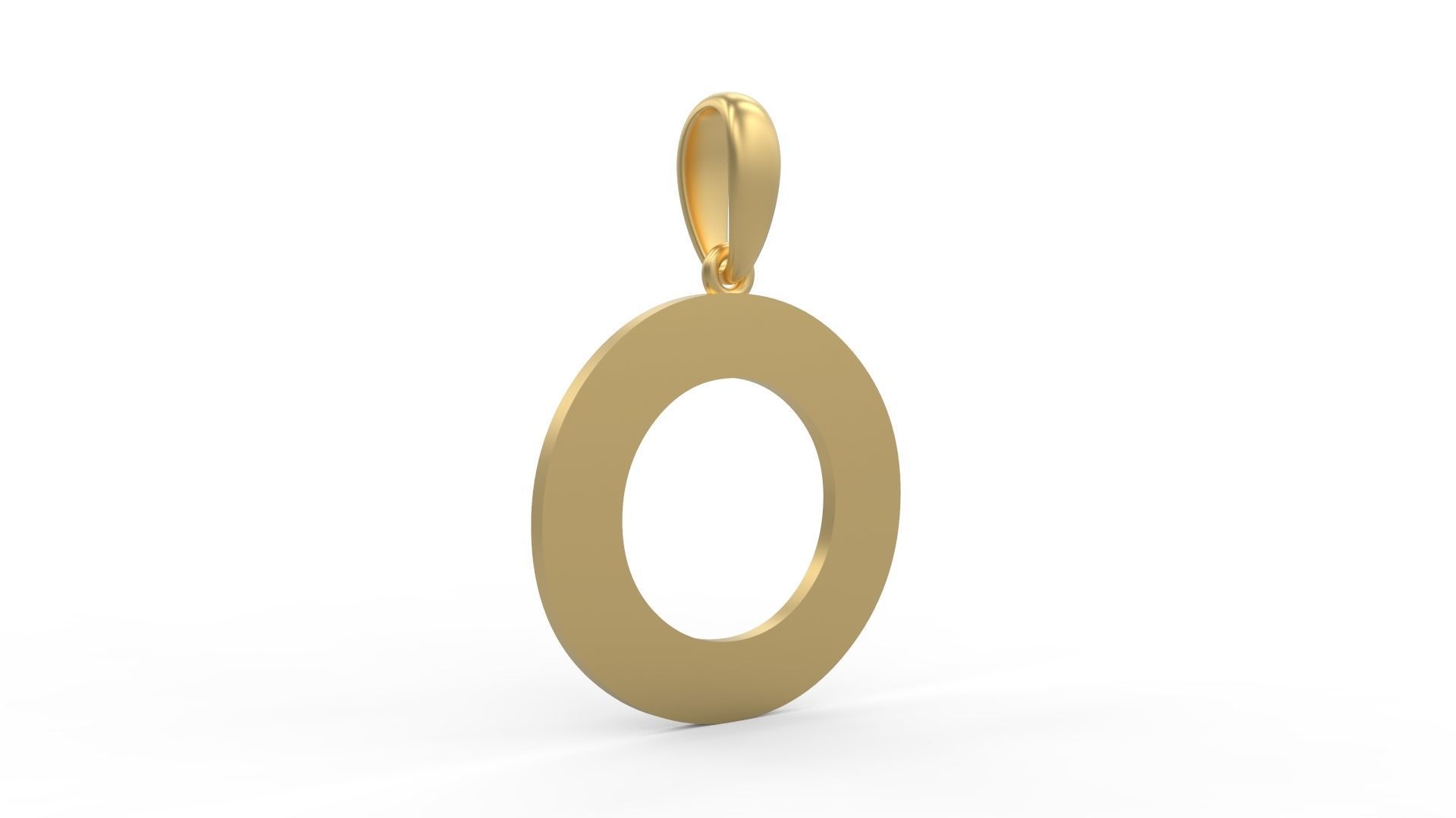 Initial Letters Pendant Week O 3D print model_3