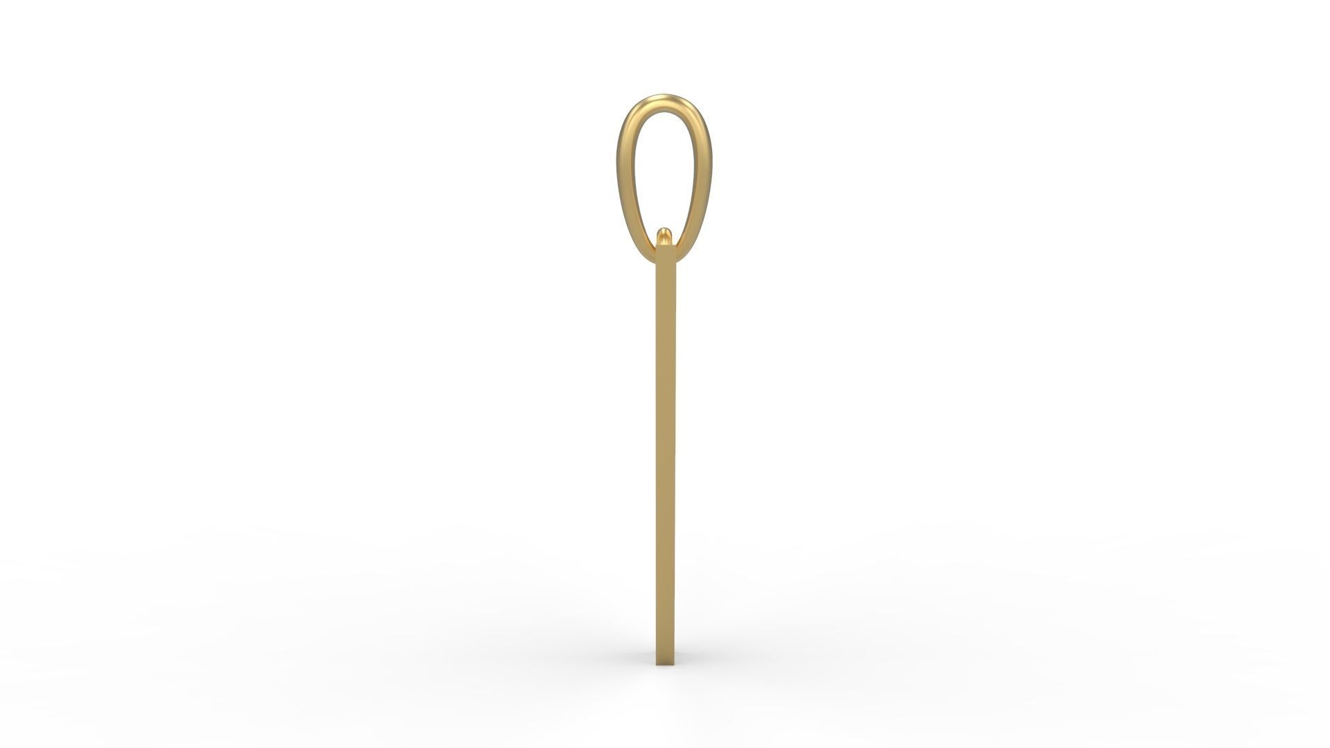 Initial Letters Pendant Week V 3D print model_2