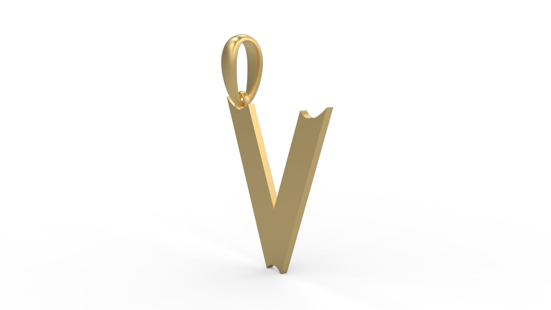 Initial Letters Pendant Week V 3D print model_1