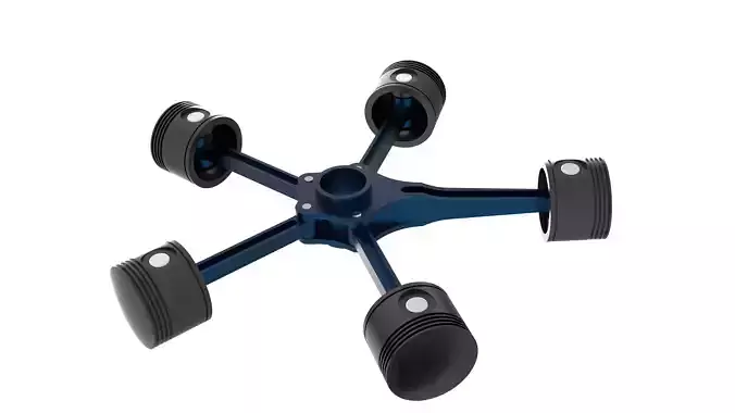 Radial piston mechanism