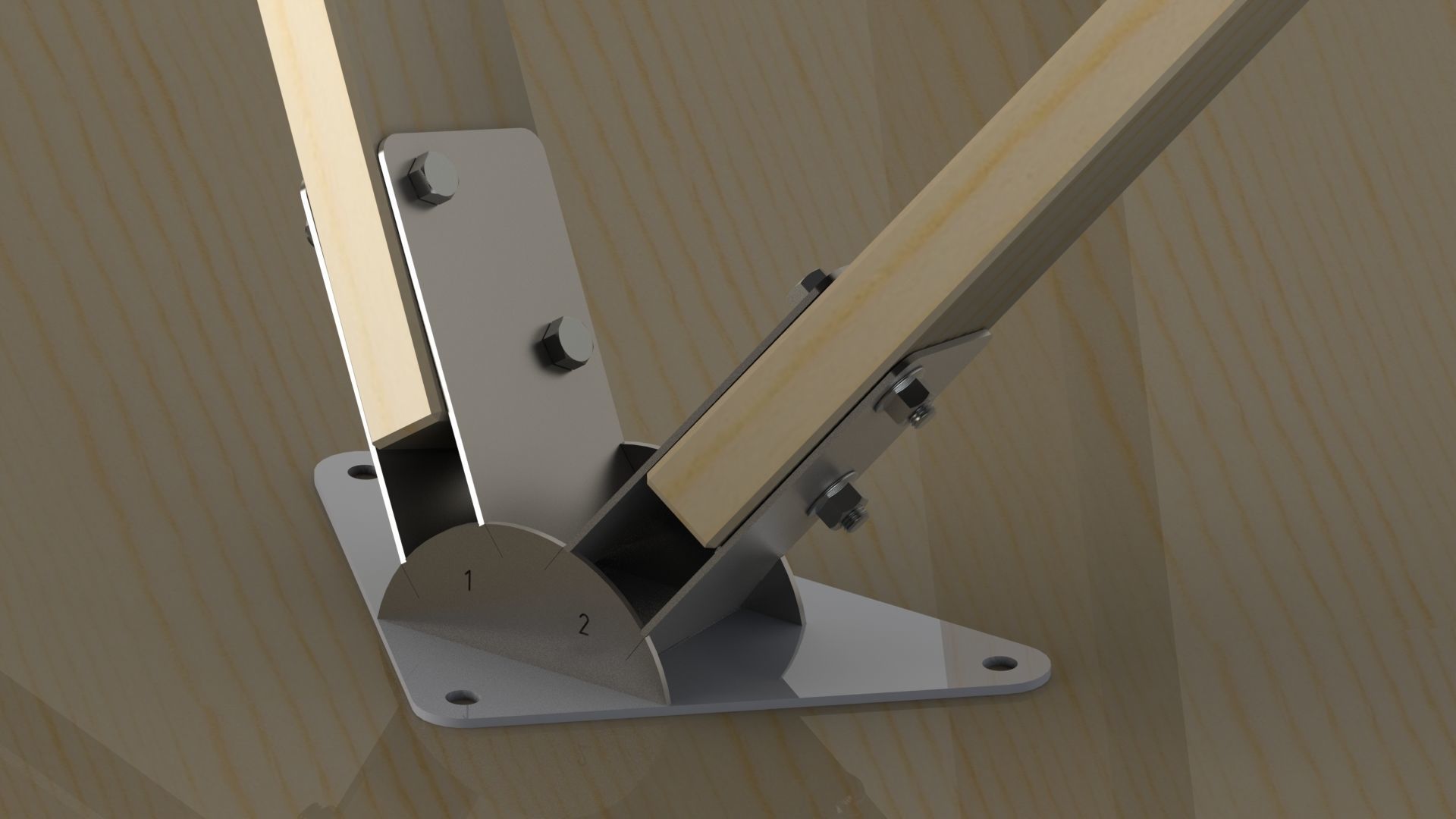 Arbour 7x7x4m 3D model_2