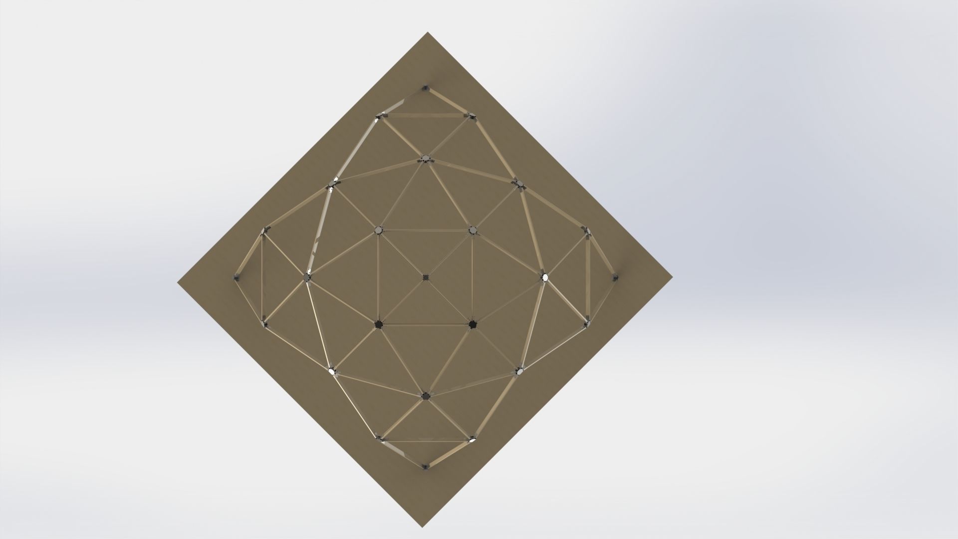 Arbour 7x7x4m 3D model_7